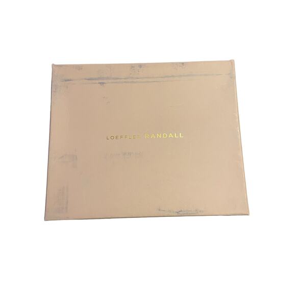 Loeffler Randall Roz-Den Knotted Platform Sandals Block Heel Light Denim 8.5B - Picture 13 of 15